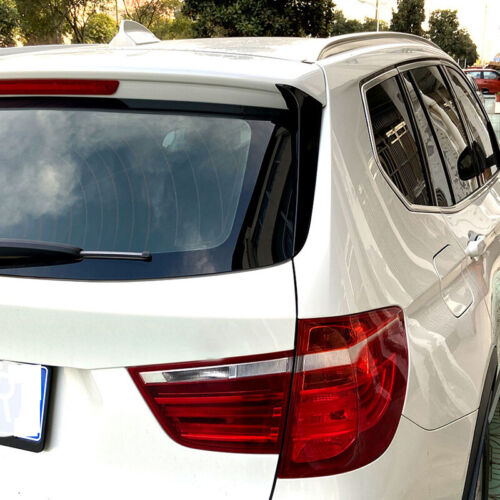 Para BMW X3 F25 11-17 alerón lateral trasero vertical aletas negro brillante - Imagen 9 de 11