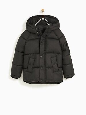 Zara Kids Boy Puffer Jacket Outerwear Bkack 5992/762 Size 7 NWT | eBay