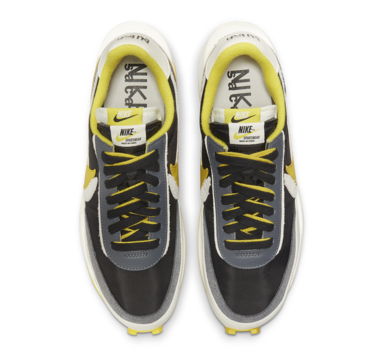 Nike Sacai x Undercover LDWaffle Bright Citron Sneakers | eBay