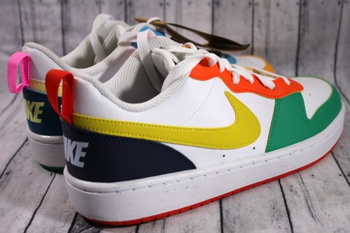 Nike Court Borough Low RC BG Kids Casual Shoes Multi-Color Size 7Y FQ8373-902 - Picture 3 of 22