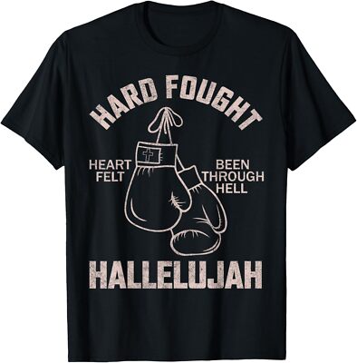 Brandon Hard Fought Hallelujah Praise Jesus Lake Merch T-Shirt
