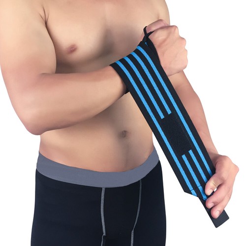 Fitness Brace Elastic Bandage Sports Wrist Band Training Weightlifting Wristband - Picture 16 of 16