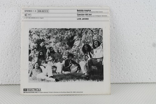7" - LOS JAIVAS - Bebida Magica (Latin / Trad.-Rock) - EMI // 1977 & Info-Blatt - Foto 2 di 2