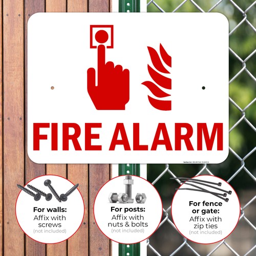 Fire Alarm Sign, - Picture 44 of 85