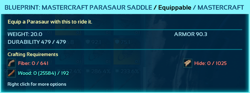 Ark ASA PVE BP Yuty Rex Carch Theri Mantis Saddle Hazard Suit Blueprint Carcharo - Picture 108 of 239