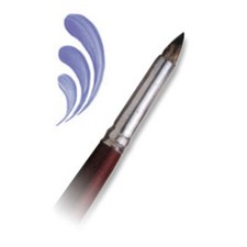 LANGNICKEL ROYAL SABLE SHORT HANDLE SHORT ROUND BRUSH L5005 Retired ARTIST PAINT