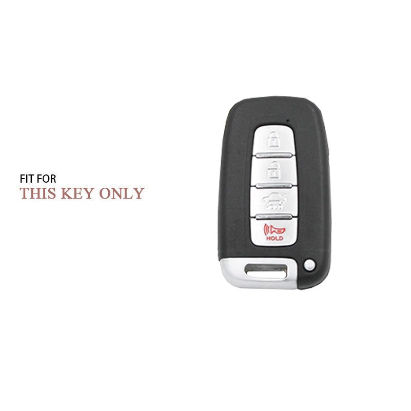 Funda de cuero real para llave de coche para Hyundai Elantra Sonata Tucson para KIA Sedona Foto 2 de 4