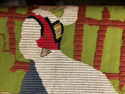 Needlework Scandinavian Norwegian Wall Hanging Vintage - Picture 8 of 10