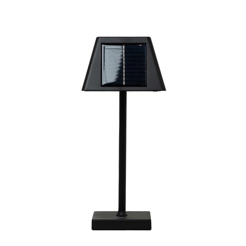 PYRAMIDEA Lampada a LED da Tavolo con Pannello Solare Colore Nero LPS10B - Foto 2 di 7