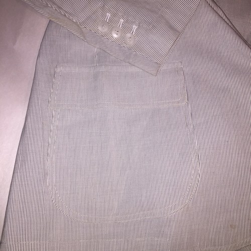 NWOT auth CALVIN KLEIN COLLECTION mens size MEDfitted SEARSUCKER jacket SAMPLE - Picture 5 of 8