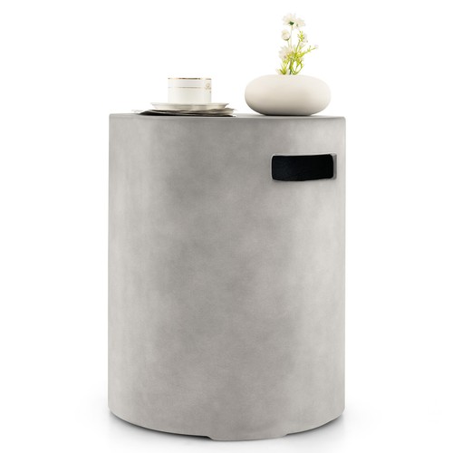 Propane Tank Cover Table Outdoor Weather Resistant Cylinder Tank Hideaway Table