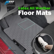 Fits 08-12 Honda Accord 4DR Latex Floor Mats Gray All Weather Carpet Liner 5PC