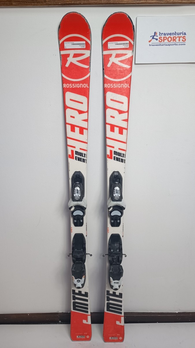 Rossignol Hero JR 130cm Ski + Look 4.5 Bindings Winter Adventure