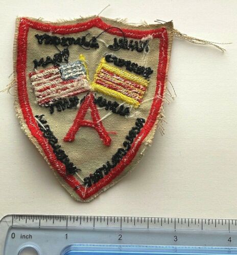 Vietnamkrieg Ära USN US Naval Advisory Support Team Alpha Einheit Patch - Bild 2 von 2