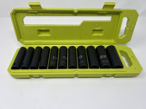 Ryobi 18V 1/2” Impact Wrench Kit PCL265 + Battery & Charger +MM Deep Sockets NEW - 第 16/20 張圖片