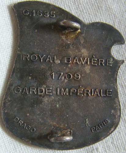 IN30760 - 94° R.I, Reliefmotto auf der Rückseite, glatter silberner Rücken, Emaille, Relief - Bild 2 von 2