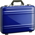 Blue Aluminum Suitcases