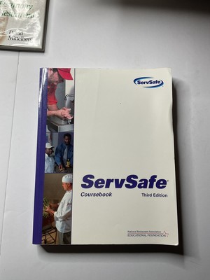 ServSafe Coursebook by NRA Educational Foundation Cooking Food Culinary Textbook