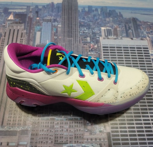 Converse G4 Basketball Ox Low Top Graffiti White/Bright Pear Size 12 168918c New - Picture 6 of 7