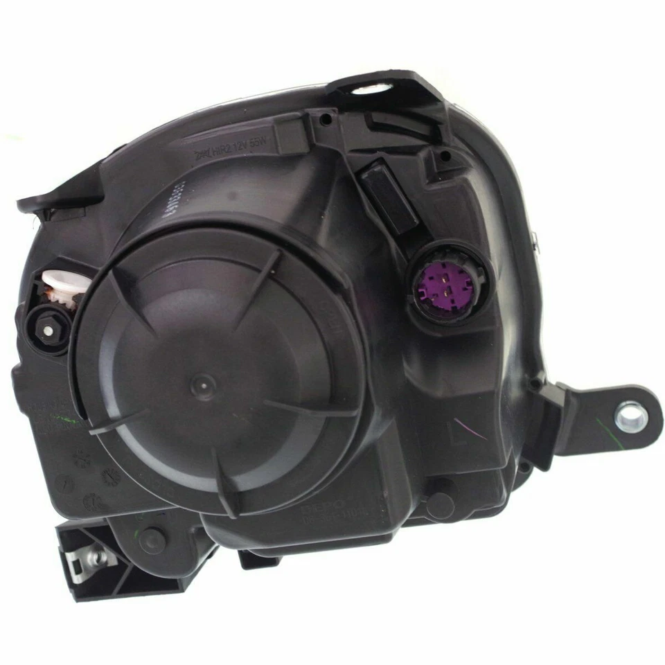 FIAT 500 2012-2016 FAROS NEGROS FAROS DELANTEROS CON JUEGO DE PARES DE BOMBILLAS Foto 3 de 4