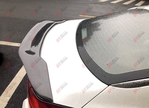 Gloss Black/Carbon Fiber Rear Trunk Lip Spoiler Wing For Kia Optima K5 2014-2015 - Picture 6 of 36