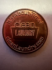 It's About Time Clean Laundry 25 Cent Token