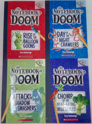 Notebook of Doom Youth Series by Troy Cummings Books 1-4 NEW