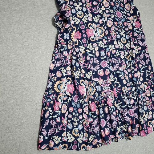 Croft & Barrow Long Maxi Dress Women XXL Sleeveless Pockets Navy Pink Floral NEW - Picture 13 of 20