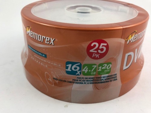 Memorex DVD-R 25er Pack beschreibbar NEU in Verpackung - Bild 4 von 5