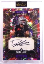#1763 Dylan Laube 2024 WC 5 Draw Update #5CDCA-DL  1/1  RC Auto  Raiders