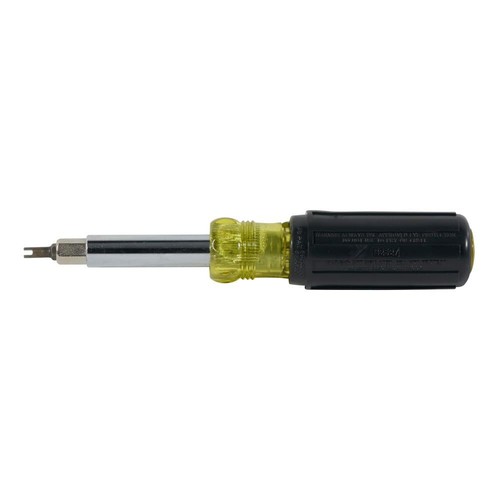 Klein Tools 32527 11-in-1 Screwdriver / Nut Driver with Schrader Bit - Picture 6 of 8