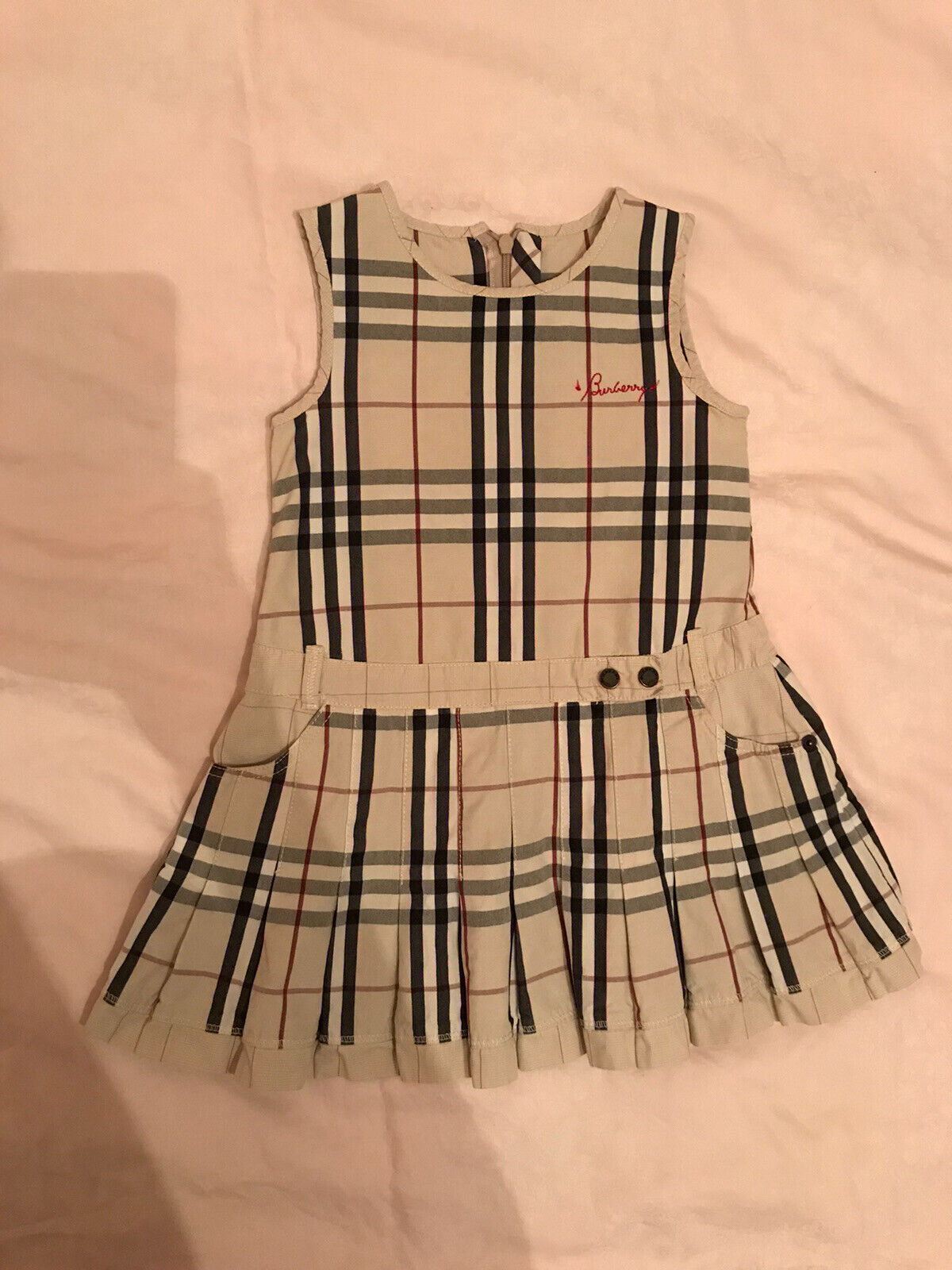 Burberry Nova Check Plaid Kids Girls dress size 2 years | eBay