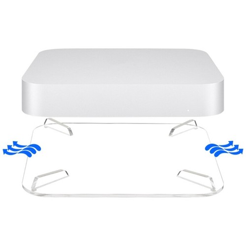 Transparents Acrylic Storage Brackets Computer Host Desktop Stand Rack Media - Afbeelding 5 van 8