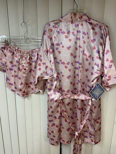 NWT Dream Modes 3 Piece Pajama And Robe Set, Size 14/16 Women’s, Tank, Shorts, - Picture 8 of 15