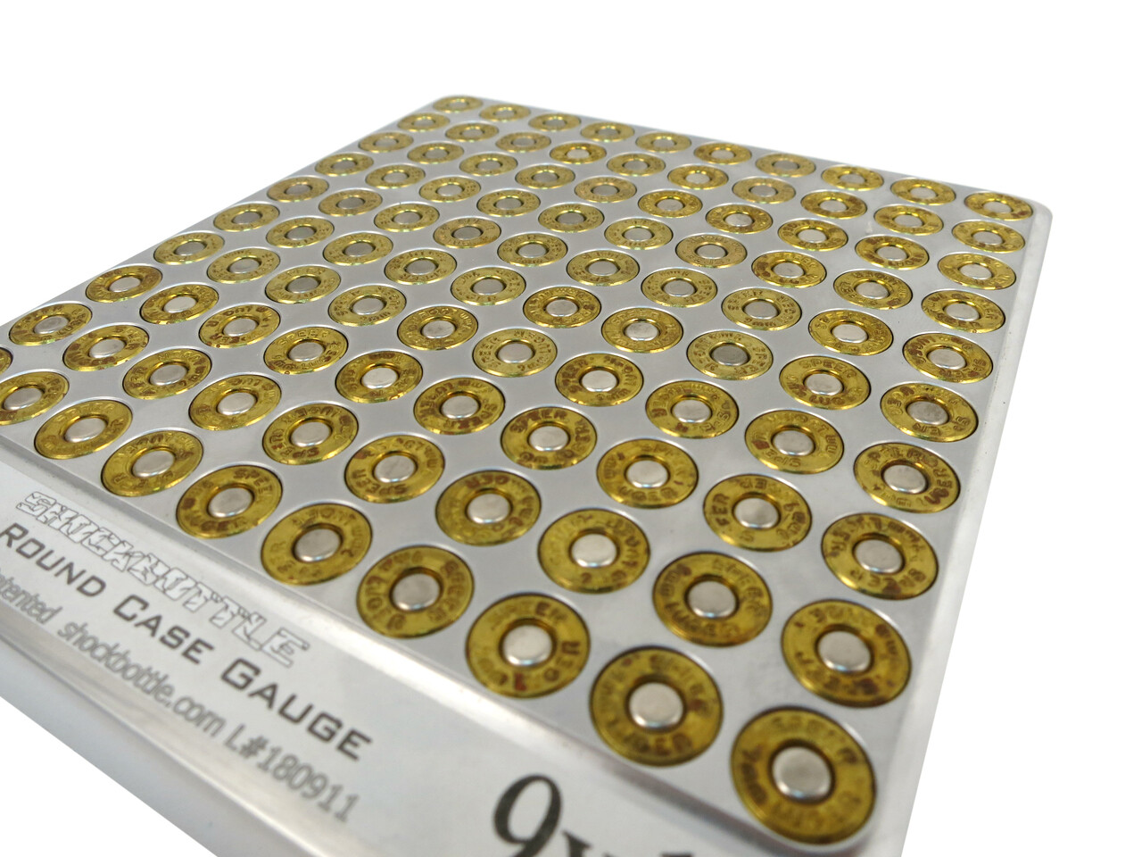100-round-9mm-luger-hundo-chamber-checker-cartridge-case-gauge-ebay