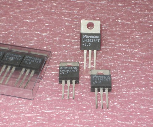 LM2937ET 5.0 VOLTAGE REGULATOR LM 2937ET TO-220 ( Qty 10 ) *** NEW ***