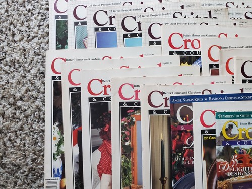 Vintage Cross Stitch and Country Crafts Magazine Lot of 25 Issues 1988-93 - Picture 4 of 5