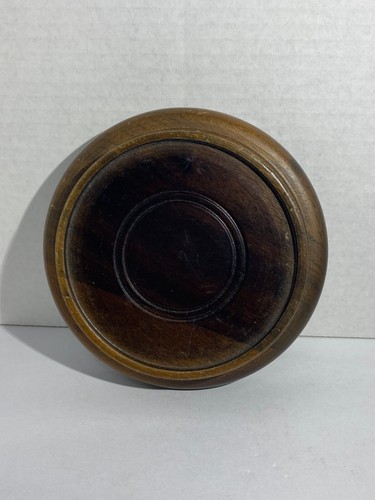 Wooden Round Candle Holder Votive Tealight - Picture 3 of 4