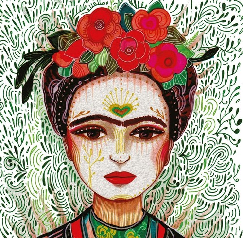 3 Paper Napkins For Decoupage Scrapbooking Craft Frida Kahlo Luncheon Serviettes - Picture 11 of 12