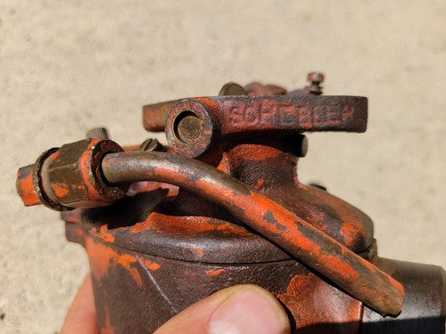 Vintage Marvel Schebler TSX409 Carburetor Allis Chalmers Paint Tractor Combine  - Picture 8 of 10