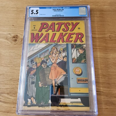 PATSY WALKER #6 - CGC Grade 5.5 - Golden Age