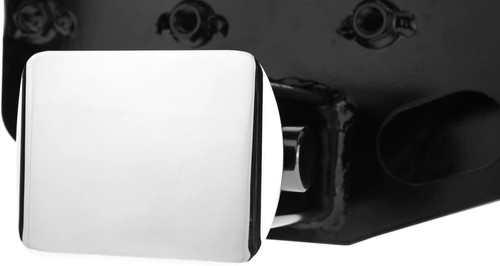 eVerHitch Polished Stainless Steel Blank Hitch Tube Cover Fits 2" Receivers - Picture 4 of 4