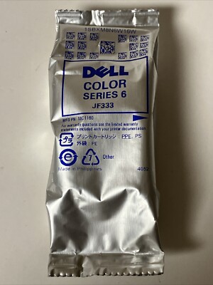 Cartouche D'encre Couleur Dell JF333 - Pour Imprimantes Jet D'encre Série 6 (725 AiO, 810), Neuve