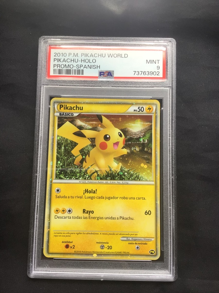 Pokemon Cards: 2010 Pikachu World Collection Spanish Pikachu