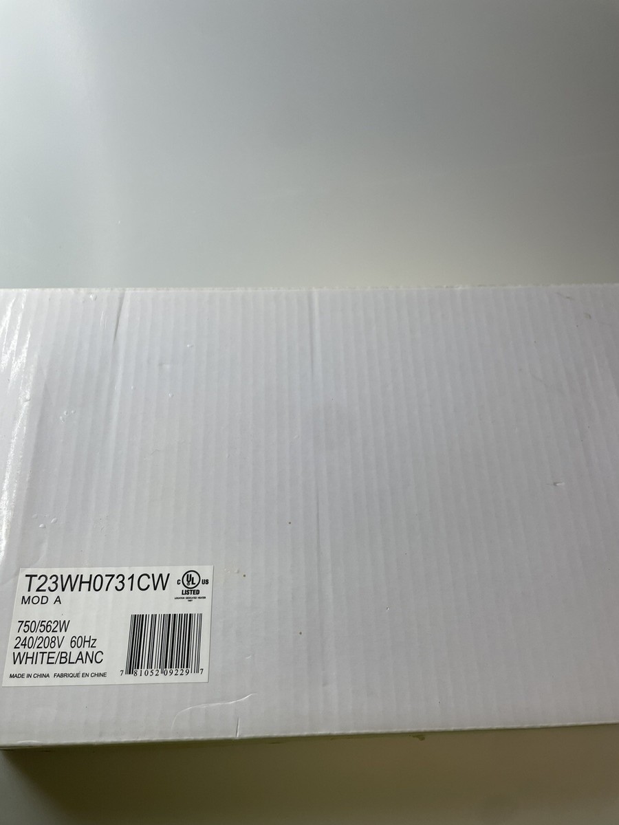 電子ファン Dimplex T23WH0531CW Wall Insert Heater White 240208V 500375W 17061280BTU Dimplex T23WH0731CW Wall Heater, 750⁄562W 240⁄208V, White