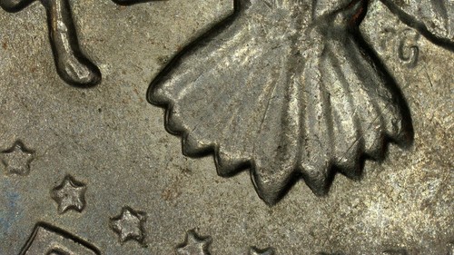 1974-D Kennedy Half Dollar With Strong Strike Doubling On Reverse ID 01 - Picture 10 of 11