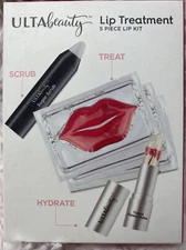 Ulta Beauty Lip Treatment 5 Piece Lip Kit - Brand New