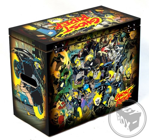 Ghost Rider 90's - Large Comic Book Hard Storage Box Chest MDF - Picture 2 of 4