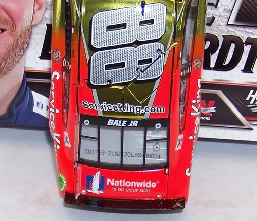 1:24 ACTION 2017 #88 AXALTA 600 START DALE EARNHARDT JR COLOR CHROME AUTOGRAPHED - Picture 6 of 9
