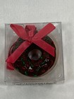 Dunkin Donuts 2012 Chocolate Frosted Donut Christmas Ornament New In Box